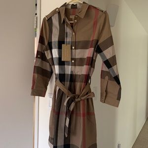 Burberry shirt dress NWT